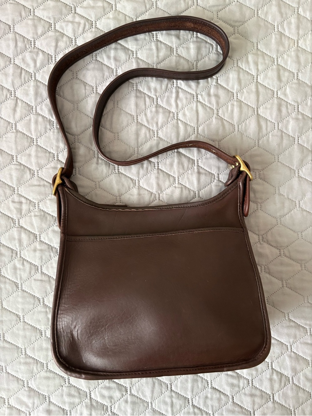Vintage COACH Legacy Zip Black Leather Shoulder Bag Purse